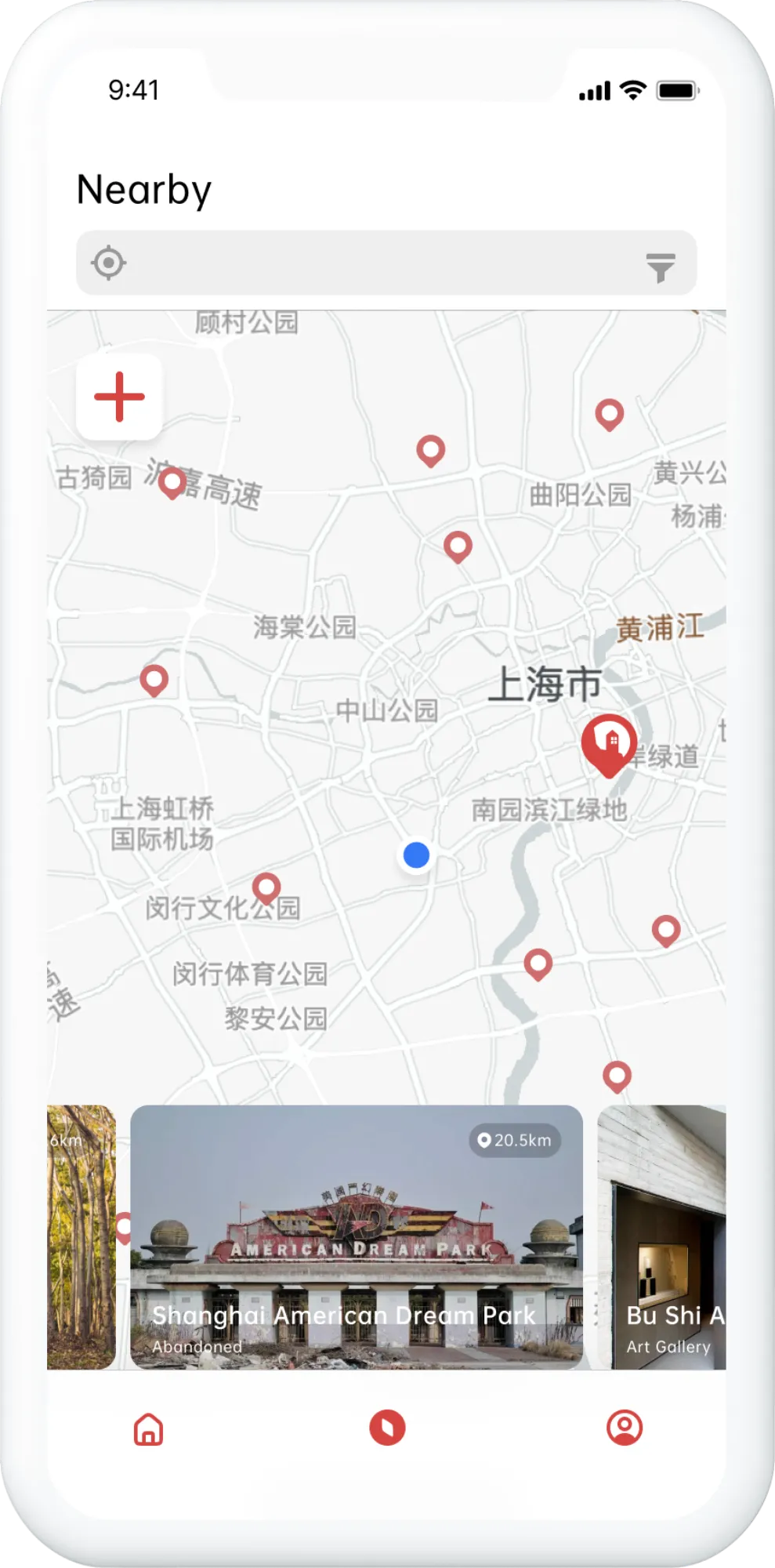 OddityQuest app prototype.